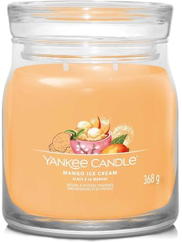 Yankee Candle Mango Ice Cream Medium Jar