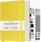 OFFIGIFT Notizbuch A5 Dotted, Hardcover Tagebuch mit 312 Nummerierten Seiten, 100g/m² Tintenfestes Papier Gepunktete Notizbücher mit Registerseiten, Tagebuch für Erwachsene, 14,5 x 21,5 cm, Gelb