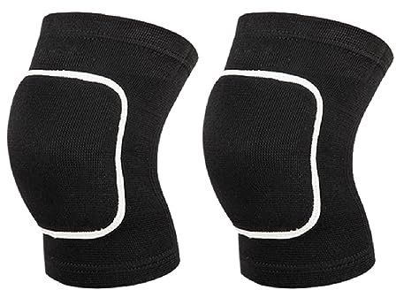 Tadipri 1 paio Ginocchiere morbide per ballerini, ginocchiere, ginocchiere per uso letico, pallavolo, ginocchiere per yoga, ginocchiere, calcio, tennis, pattinaggio, arrampicata (M(28-43 cm)