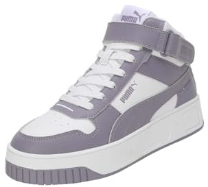 PUMA Damen Carina Street Mid Sneakers 39 White Pale Plum Purple ┃Basic Sneakers Damen