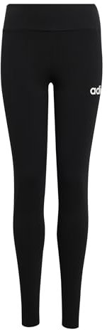 adidas Mädchen Essentials Leggings, Black/White, 7-8 Years