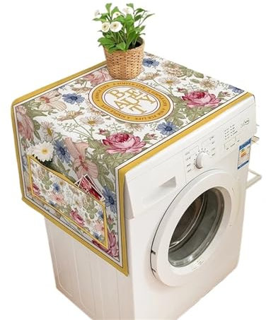 Copertura Lavatrice per Esterno Copertura antipolvere impermeabile Protezione antipolvere Protezione for lavatrice Frigorifero domestico Top Panno antipolvere for microonde Decorazioni for la casa ( C