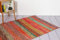 Chindi Flickenteppich, handgefertigt, Baumwolle, gefärbt, mehrfarbig, Raumdekoration, Yoga-Matte, Heimdekoration, recycelter Teppich, 1,5 x 0,9 m