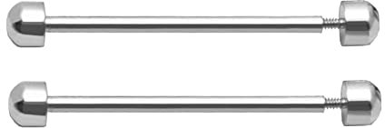 Eladcncmc 2Pcs Watch Strap Screw Tube Rods Friction Pin Clasp Bracelet Fixng Part For Wristwatch Repair Accessory 16/18/20/22mm