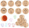 YAOZUP Stempel Lehrer, 8 Stück Stempel aus Holz, Lustige Stempel, Belohnung Stempel, Stempel Lehrer Grundschule, Lob Schüler Stempel, Stempel Grundschule, Geschenk für Lehrertag Motivation