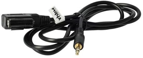 vhbw AUX Audio Adapter Cable Radio (140 cm) Replacement for Mercedes Benz A0018279204