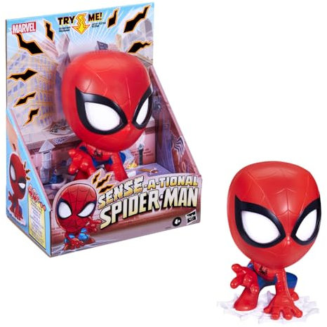Marvel Sense-A-Tional Spider-Man Electronic Action Figure, Talking Marvel Toy with Sounds & Interactive Features, Collectible Superhero Figure for Kids Aged 4+, Christmas Toys for Fans & Collectors