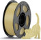 ANYCUBIC PLA Filament 1,75mm, Refill PLA und Spool Kit, 3D Drucker Filament PLA, Vakuumverpackung, Intelligente Identifikation, 1KG Beige