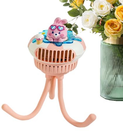 Ventilador De Cochecito - Ventilador De Pulpo De Cochecito Para Bebé, Bebé Portátil Faann | Ventiladores De Refrigeración Silenciosa Con Parámetros De 3 Velocidades, Habitación Recargable De