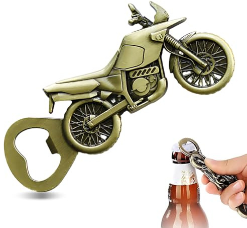 Abrebotellas de Cerveza, 1 artículo abrebotellas de Cerveza Motocicleta, Regalo Ideal para Padre, Papá, Esposo,hijo, abuelo Regalo de Cumpleaños, Detalle Regalo para Mecánicos y Amantes de Motos.