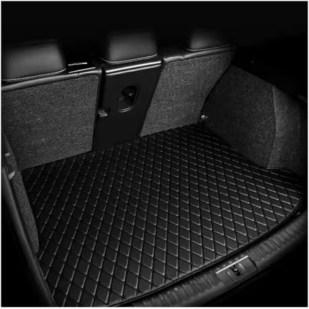 Anti-Rutsch-Matte Für Mercedes V-Klasse W447 2017-2022 Kofferraummatte Leder Anti-Rutsch-Kofferraum-Teppiche Pads Kofferraumwanne(Schwarz)