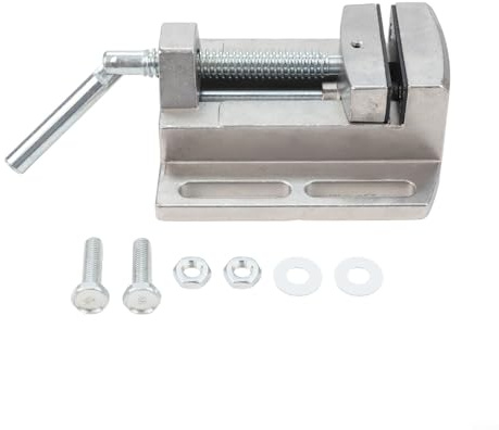 Bohrmaschinen-Schraubstock aus Aluminium für sicheres Spannen und einfaches Polieren