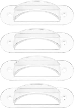4 Stück Lichtschalter Schutzabdeckungen für Wippschalter | Kindersichere Wandschalterabdeckung, Transparente Kunststoff Ausführung, American Style Dekor