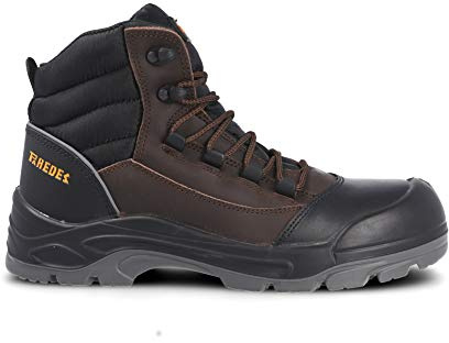 Bota seguridad PAREDES, Hammer piel marrón negro, S3 SRC