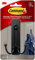 Command Large Matte Black Double Hook, Indoor use - 1 Metal Large Hook and 1 Adhesive Strip - Hang Jackets, Purses, Handbags, Hats, Scarves, Dog leads - Damage Free Hanging