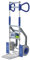 Vollmontierte EXPRESSO Alu Profi- Sackkarre klappbar AE27185142 / 120kg / pannensichere Räder/Schaufel L 24,5 x B 22 cm