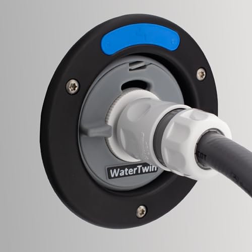 Tec4Camp® WATERTWIN Adapter für Tankdeckel 3-Pin D:78 | Wassertankdeckel kompatibel mit Gardena Anschluss | Wohnmobil Caravan Wasser Einfüllstutzen Befülladapter für Wasserschlauch