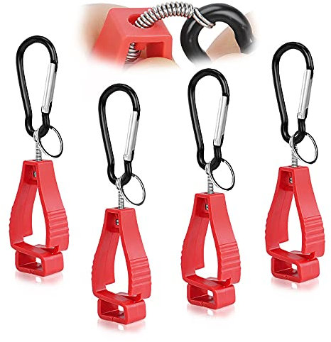 NANHONG 4pcs Glove Clips for work Glove Holders,Ideal for glove clips for construction