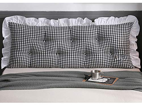YZJJ Cushy Bed Pillow Bolster Großes Kopfteil Lesen Rückenpolster für Schlafsofa Tagesbett Gepolsterte Kissen Langes Kissen