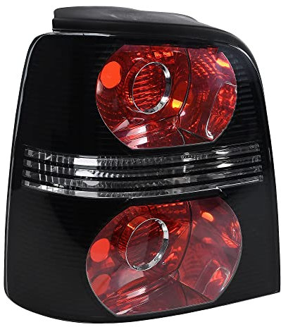 BESTPRICE 1x Heckleuchte links schwarz ohne Lampenträger Kompatibel mit VW TOURAN (1T1, 1T2)