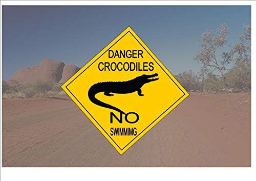 EpochSign Plaque en métal de Style Australien - Panneau de Route Australien - 30,5 x 30,5 cm