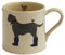 Emma Lawrence Labrador in Wellies Cream Mug