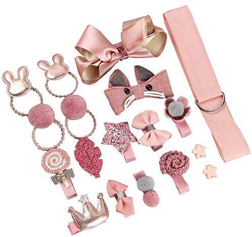 Hunde Haarspange & Gummibänder Set, 18 Stuck Yorkshire Haaraccessoires, Haarschmuck Set mit Hundeschleifen, Mini-Kronen, Haar Klammern, Haarband Für Kleine Katzen Welpen Haustiere