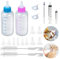 22 Pack Newborn Pet Feeder,Puppy,Cat,Kitten Feeding Bottle Kit with Syringe-s,Feeding Nursing Bottle Nipple for Small Mammals Neonates Week Old Newborn Animal