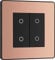BG Electrical Evolve Double Touch Dimmer Switch, 2-Way Master
