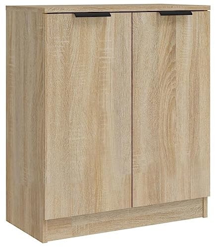 vidaXL Sideboard Kommode Anrichte Schrank Beistellschrank Mehrzweckschrank Standschrank Wohnzimmer Sonoma-Eiche 60x30x70cm Holzwerkstoff