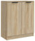 vidaXL Aparador Armario Auxiliar Alacena Mesa Consola Entrada Pasillo Vestíbulo Recibidor Mueble de Madera Contrachapada Roble Sonoma 60x30x70 cm