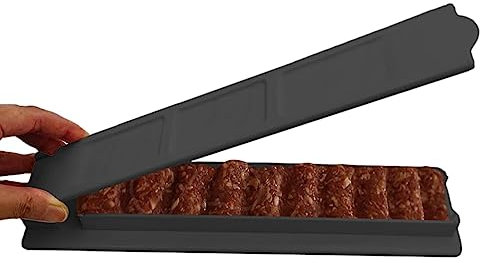 Fukamou Kebab Maker, Kebab Presse, 29.2x7.5x2.6cm Manuelle Kabob Form, Handgefertigter Schaschlik, Türkischer Schaschlik.