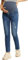 Maacie Pantalon de grossesse en jean stretch avec jambe droite pour printemps et été, Bleu foncé avec coupe cigarette, S