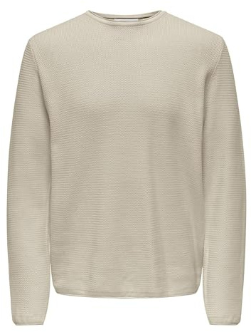 Only & Sons Herren Onseric Reg 12 Struc Crew Knit Strickpullover (1er Pack)
