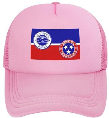 Baseball Cap Flagge Von Bristol Va Und Bristol Tn Baseballkappe Unisex Golf Caps Klassisch Trucker Hut Für Outdoor Running Reisen