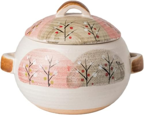 Cocotte en céramique pour cuisson à la vapeur, mijoter lentement, 3 l