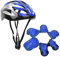 BSTCAR Juego de Equipo de Protección para Patinaje para Adultos de 7 Piezas, Rodilleras, Coderas, Guantes, Casco, Kit de Casco para Patinaje sobre Ruedas para Adultos (Azul)