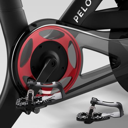 Hören Sie auf, Fahrradschuhe zu kaufen! TorchPilot Zehenclips Käfig für Peloton-Fahrrad & Bike+, Fahren Sie mit Sneakers – für Look-Delta-Pedale