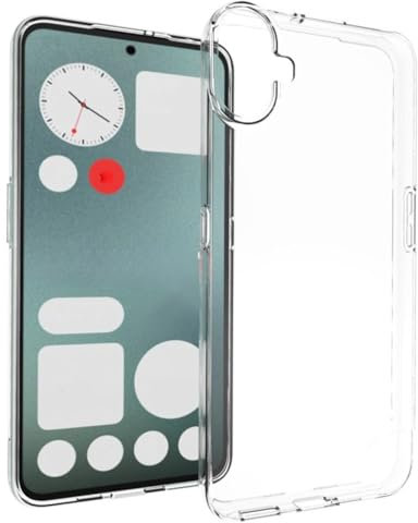 Oprimio Kristallklar Hülle für Nothing CMF Phone 1 [Silikon Hülle] [%100 Durchsichtig] [Deutsche Material] [Ultra Dünn] Klar Handyhülle für Nothing Phone CMF Phone 1