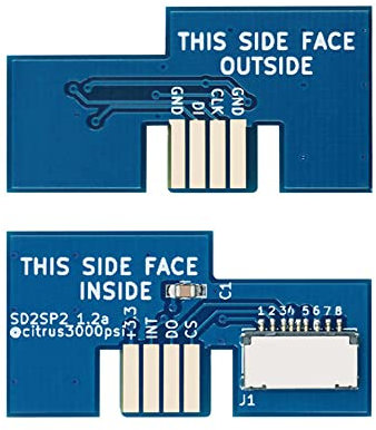 SD Card Adapter For NGC SD2SP2 for GameCube SD SP2 Adapter Load SDL Mini SD Card TF Card Reader GB Player Easy Access Replacement (blue)