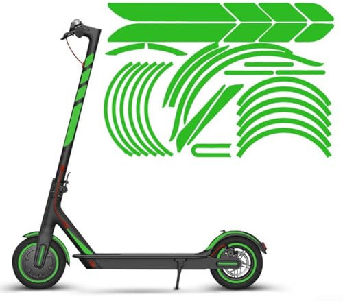 Adesivi riflettenti per migliorare la visibilità del corpo del monopattino progettati per Xiaomi per modelli M365 ()