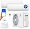 ZENIRO Multi Split Klimaanlage 2 Innengeräte Set (2 x 3,5kW) Klimagerät Air Conditioner mit Heizfunktion 18000 BTU 5,3kW A++ WiFi/App-Steuerung 4D AirFlow Heizen bis -20°C Vorgefüllt R32