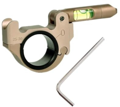 ProWildGear Optical Bubble Level for 25.4/30mm Rifle Scope Ring Mounts (DE)