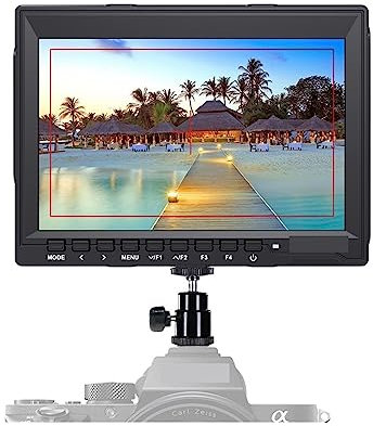 Monitor Camara, Monitor de video DSLR de campo de cámara IPS 1280x800 de 7 pulgadas con Peaking Focus HD 7 LCD
