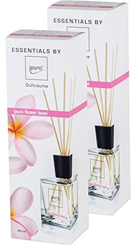 2x ipuro Flower Bowl Essentials Raumduft Diffuser 200ml