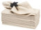 Leinenservietten, Leinenservietten, Hohlsaum-Leinenservietten, Stoffservietten, Dinner-Servietten, Stoffservietten, 12er-Set, Leinenservietten, waschbar, natürliche Leinenserviette, 45,7 x 45,7 cm