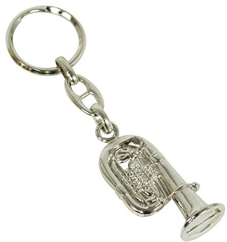 LLAVERO TUBA FTL008 color plateado Medida: 5cm