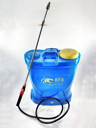 POMPA A ZAINO DFS ELETTRICA A BATTERIA 16 LT/IRRORAZIONE IRRORATRICE DISERBO COMPLETA DI ACCESSORI