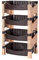 Cesta Almacenamiento Cocina Frutero Verdulero Organizador Cocina Cestas Cocina (Marrón&Beige)