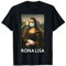 Mona Lisa mit Maske Lustige Parodie Malerei - Quarantäne Kurzarm T-Shirt